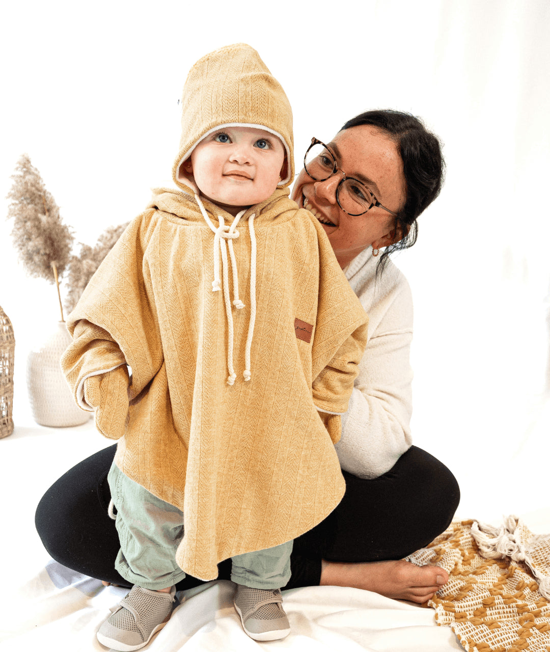 Poncho et accessoires sans pompon