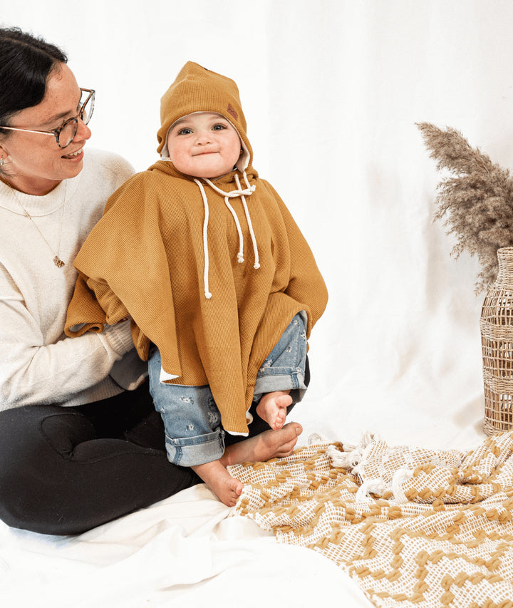 Poncho et accessoires sans pompon