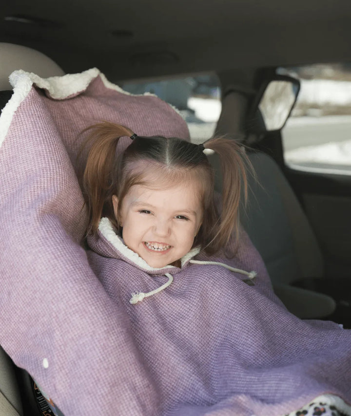 Evolving knitted poncho