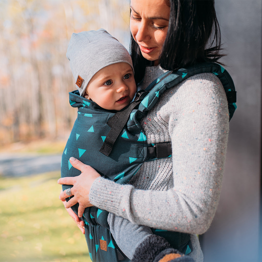 Baby carrier | Patterned | Turquoise flare